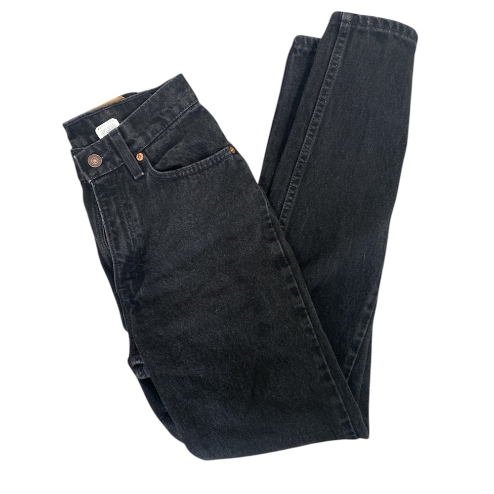 Vintage Levi’s 512 Jeans USA Made Black Wash Slim Fit Tapered High Rise Mom Jean